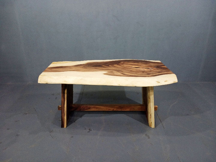 160cm x 85cm Live Edge Wooden Dining Table