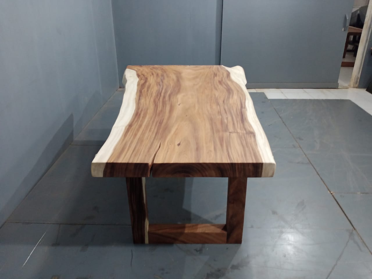210cm x 130cm East Indian Walnut Live Edge Dining Table