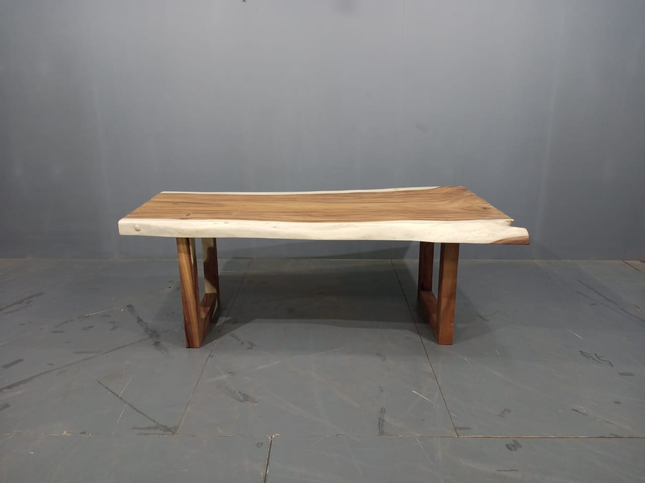 210cm x 130cm East Indian Walnut Live Edge Dining Table