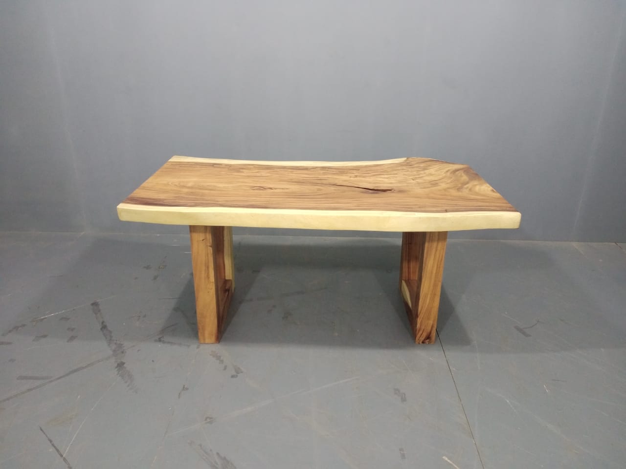 The 170cm x 87cm East Indian Walnut Live Edge Dining Table