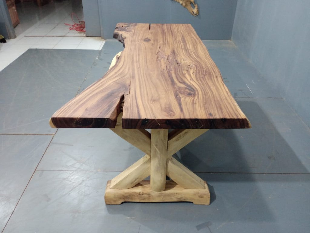 Live Edge Farm House Dining Table 188cm x 85cm