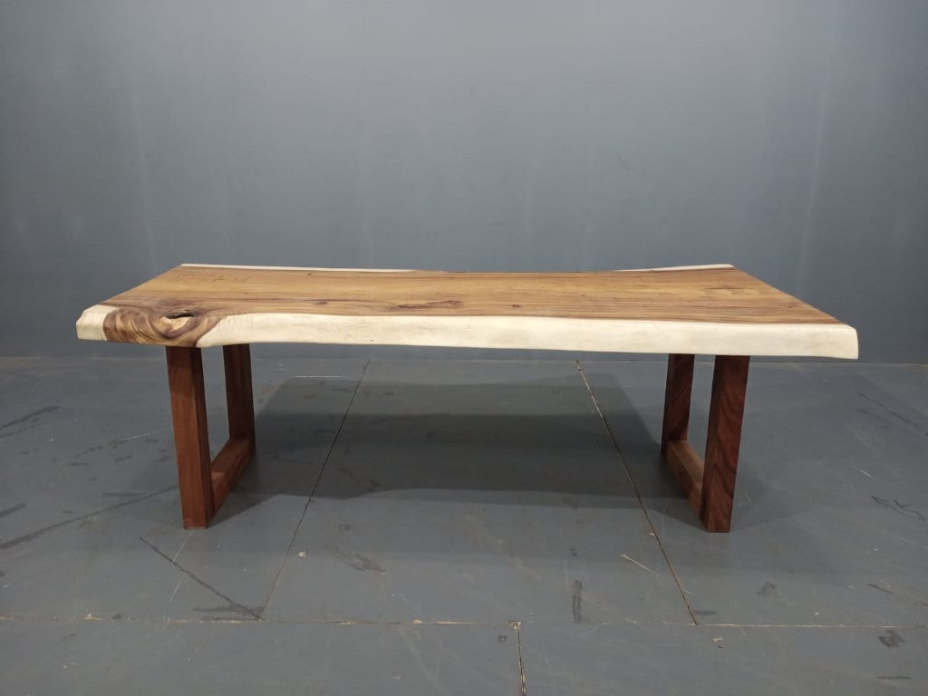 230cm Live Edge Wooden Dining Table