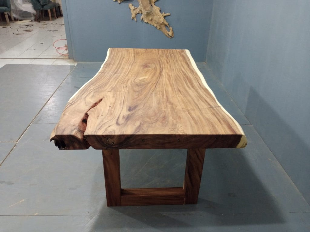 165cm x 87 Live Edge Wooden Dining Table