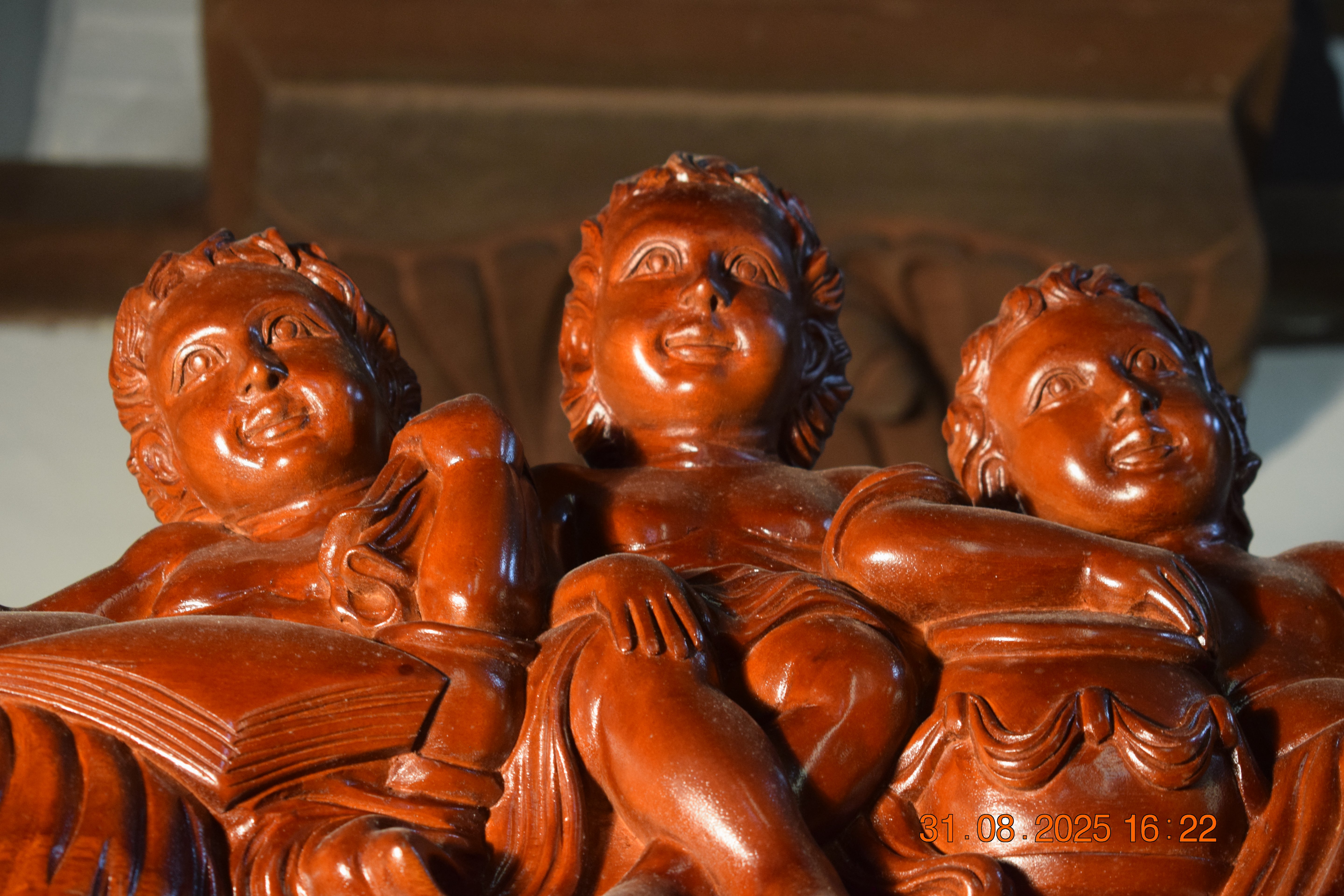Hand Carved Solid Mahogany Cabinet
