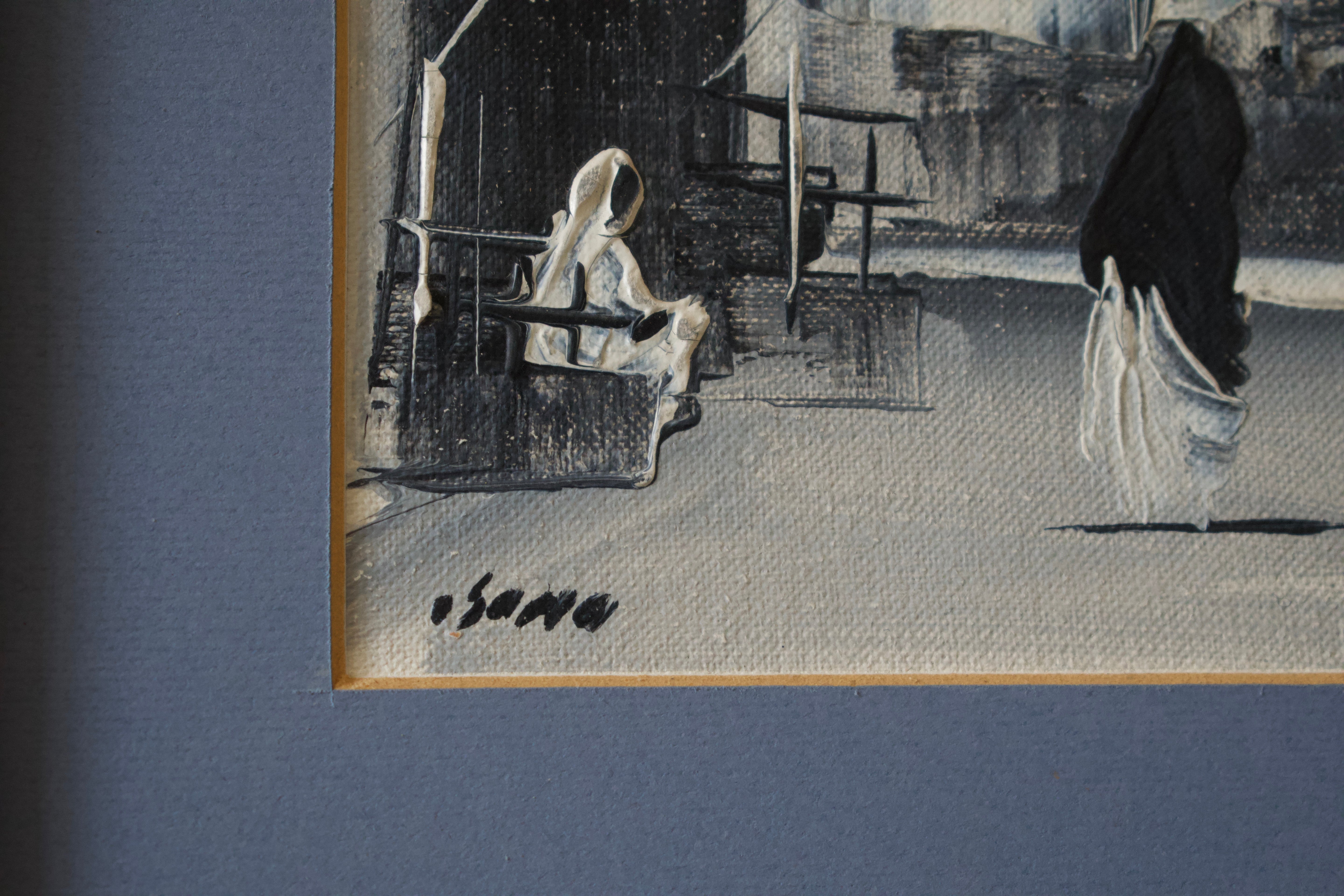 Iraqi Mixed Media Painting