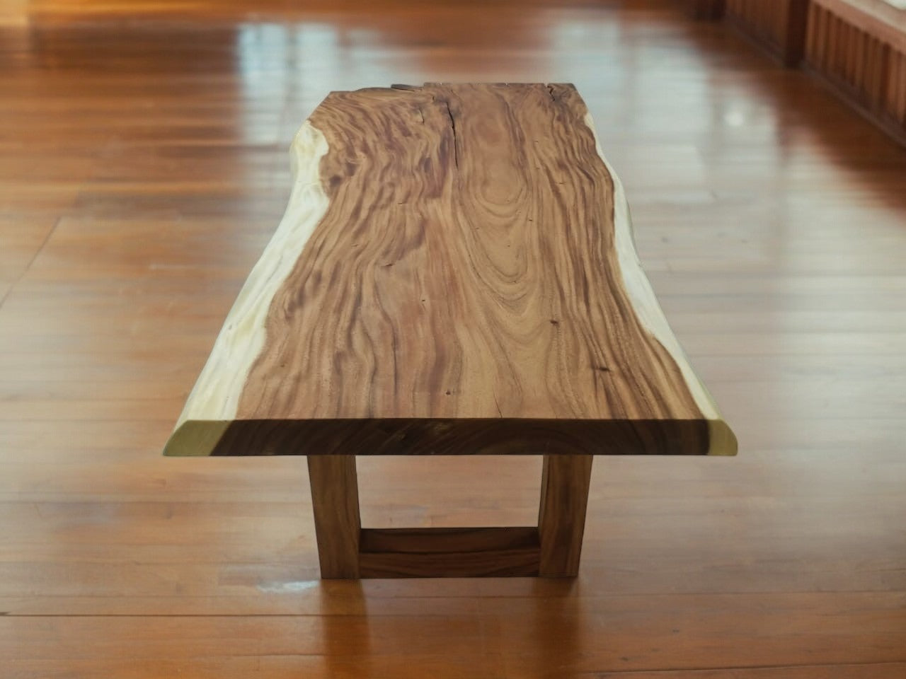 The 270cm x 95cm East Indian Walnut Slab Large Live Edge Dining Table