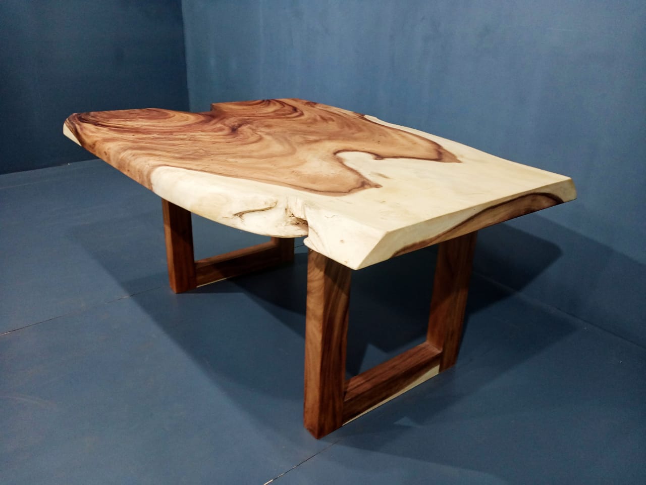 160cm Live Edge Wooden Dining Table