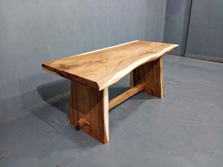 160cm x 80cm Live Edge Wooden Dining Table