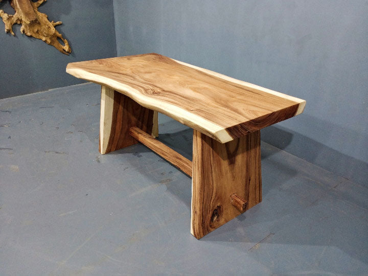 160cm Live Edge Wooden Dining Table