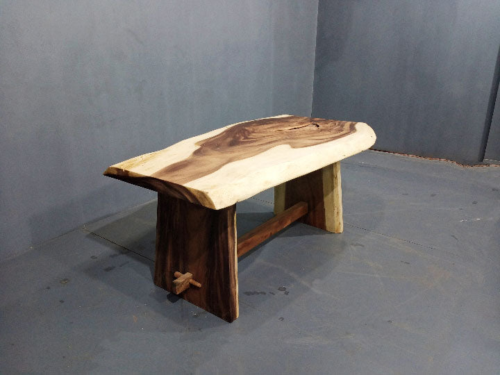 160cm x 85cm Live Edge Wooden Dining Table