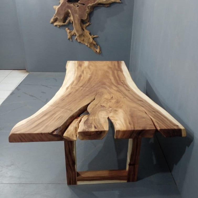200cm x 135cm East Indian Walnut Live Edge Dining Table