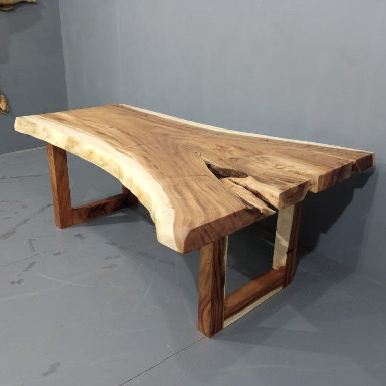 200cm x 135cm East Indian Walnut Live Edge Dining Table