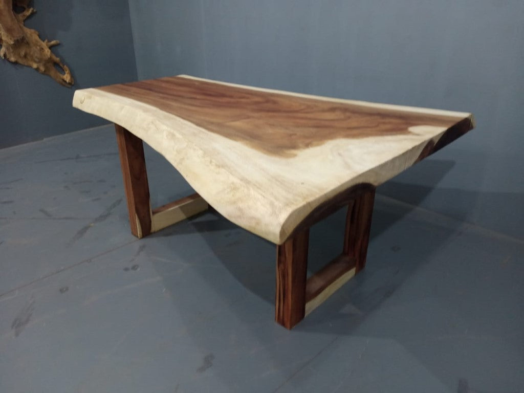 170cm x 133cm Live Edge Wooden Dining Table