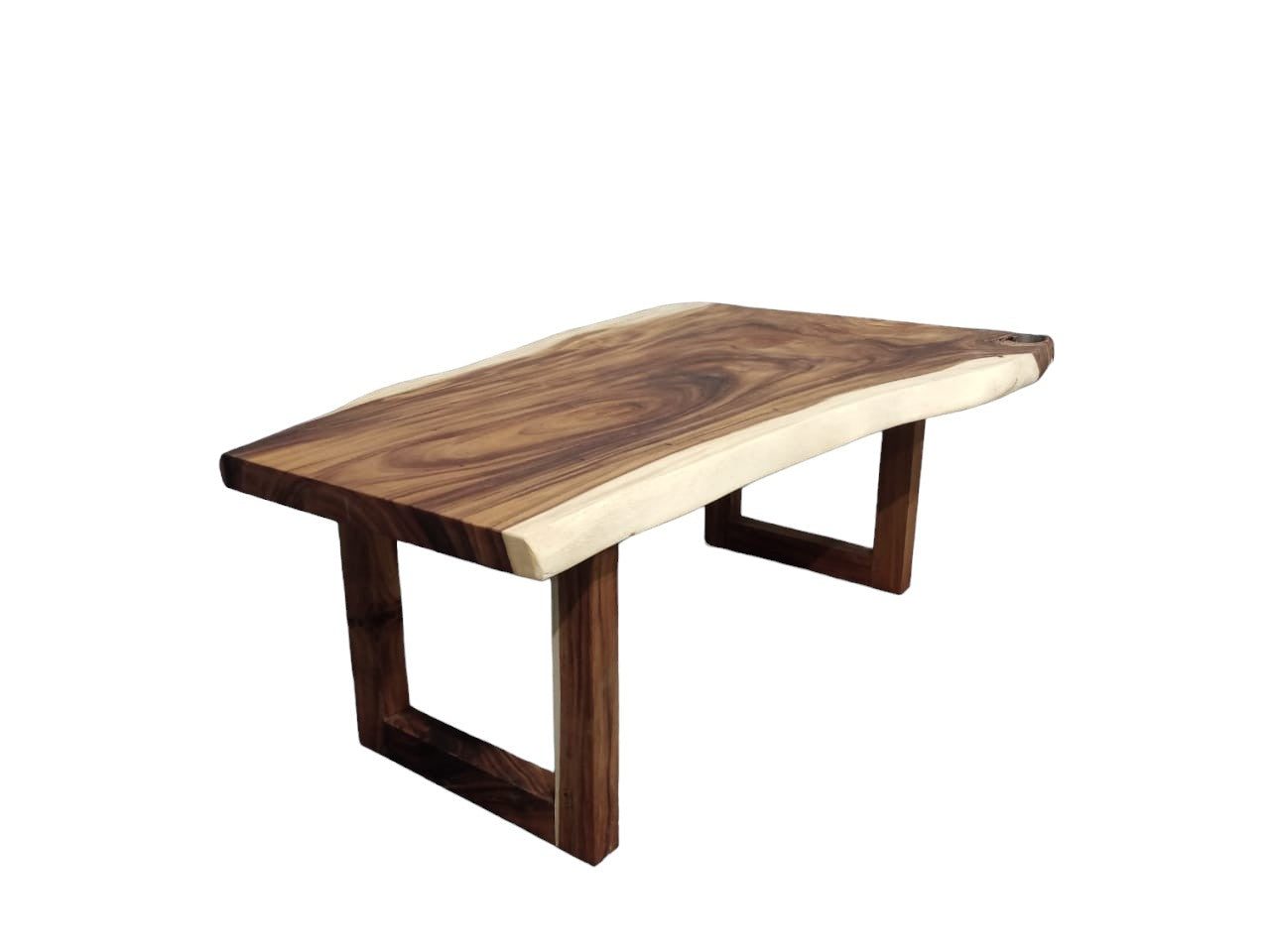 202cm x 126cm East Indian Walnut Live Edge Dining Table