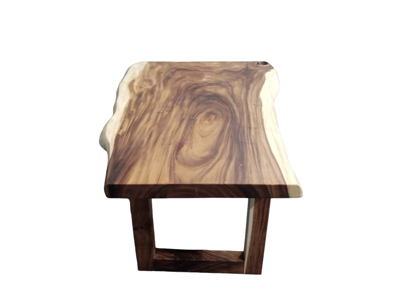 202cm x 126cm East Indian Walnut Live Edge Dining Table