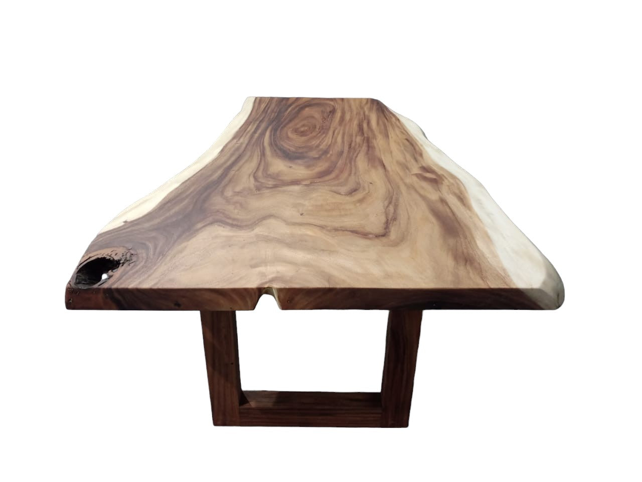 202cm x 126cm East Indian Walnut Live Edge Dining Table