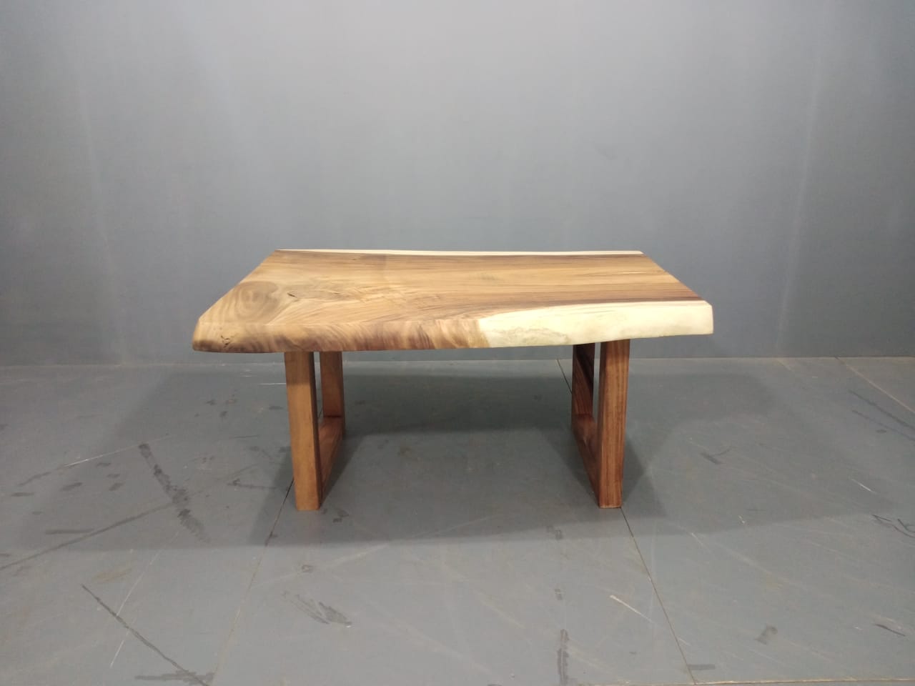 The 160cm x 120cm East Indian Walnut Live Edge Dining Table