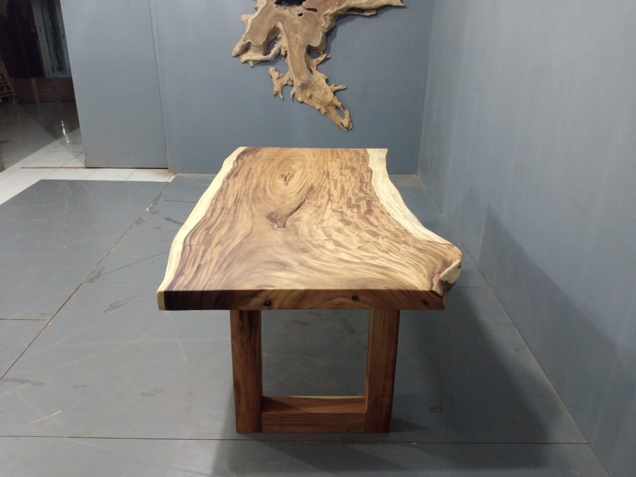 The 170cm x 87cm East Indian Walnut Live Edge Dining Table