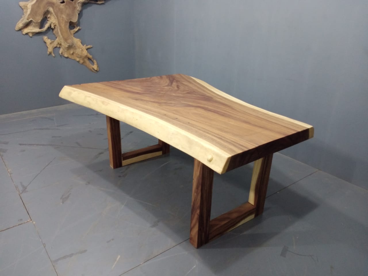 The 180cm x 80cm East Indian Walnut Live Edge Dining Table