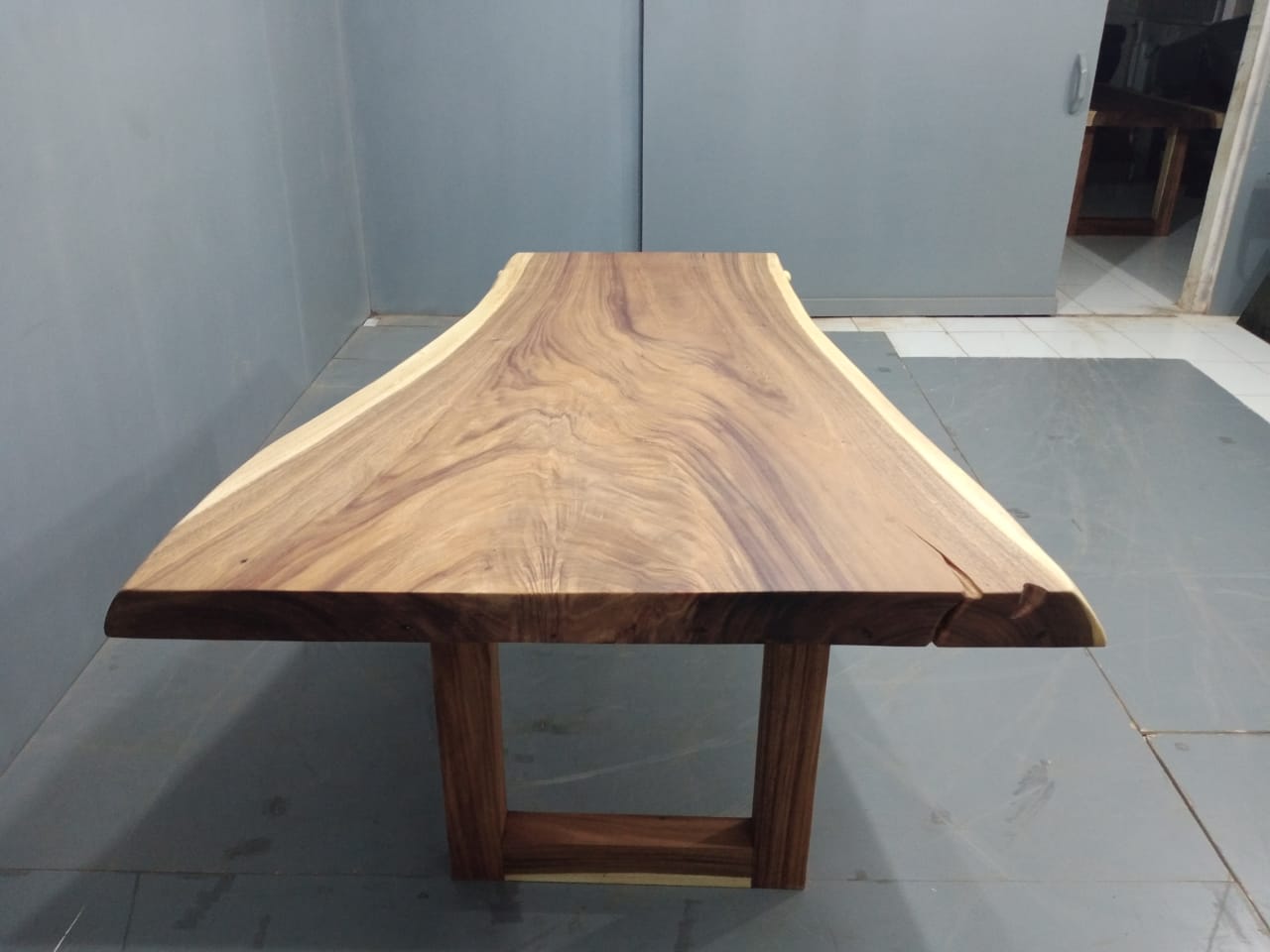 The 180cm x 80cm East Indian Walnut Live Edge Dining Table