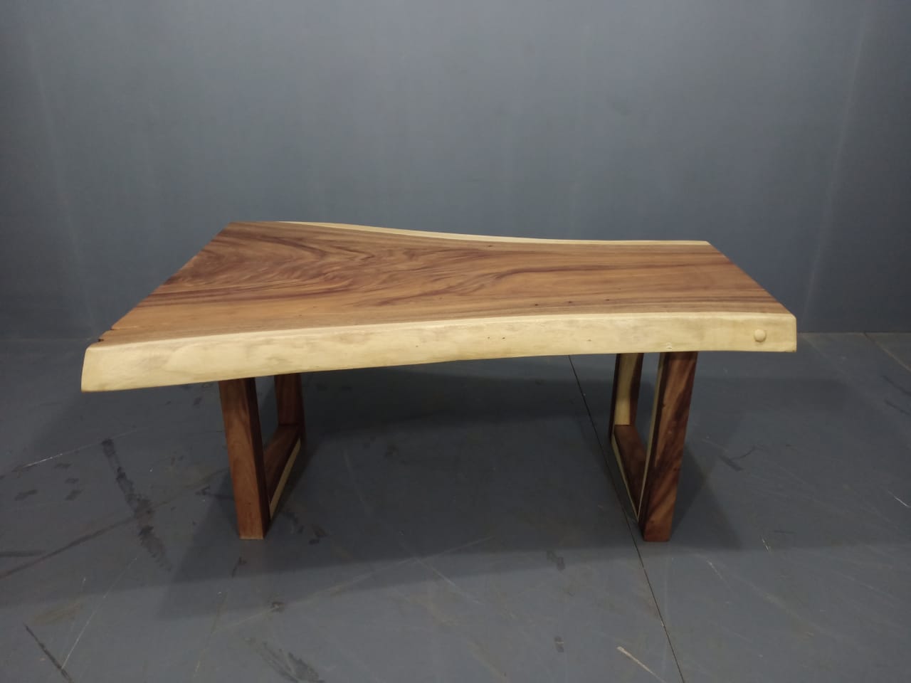 The 180cm x 80cm East Indian Walnut Live Edge Dining Table