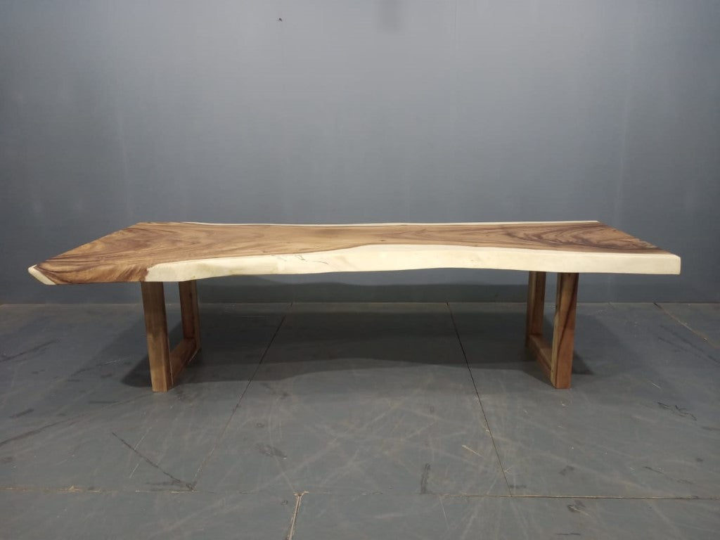 The 290cm x 126cm Indian Walnut Large Live Edge Dining Table