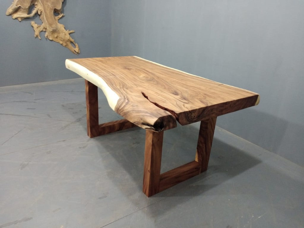 165cm x 87 Live Edge Wooden Dining Table