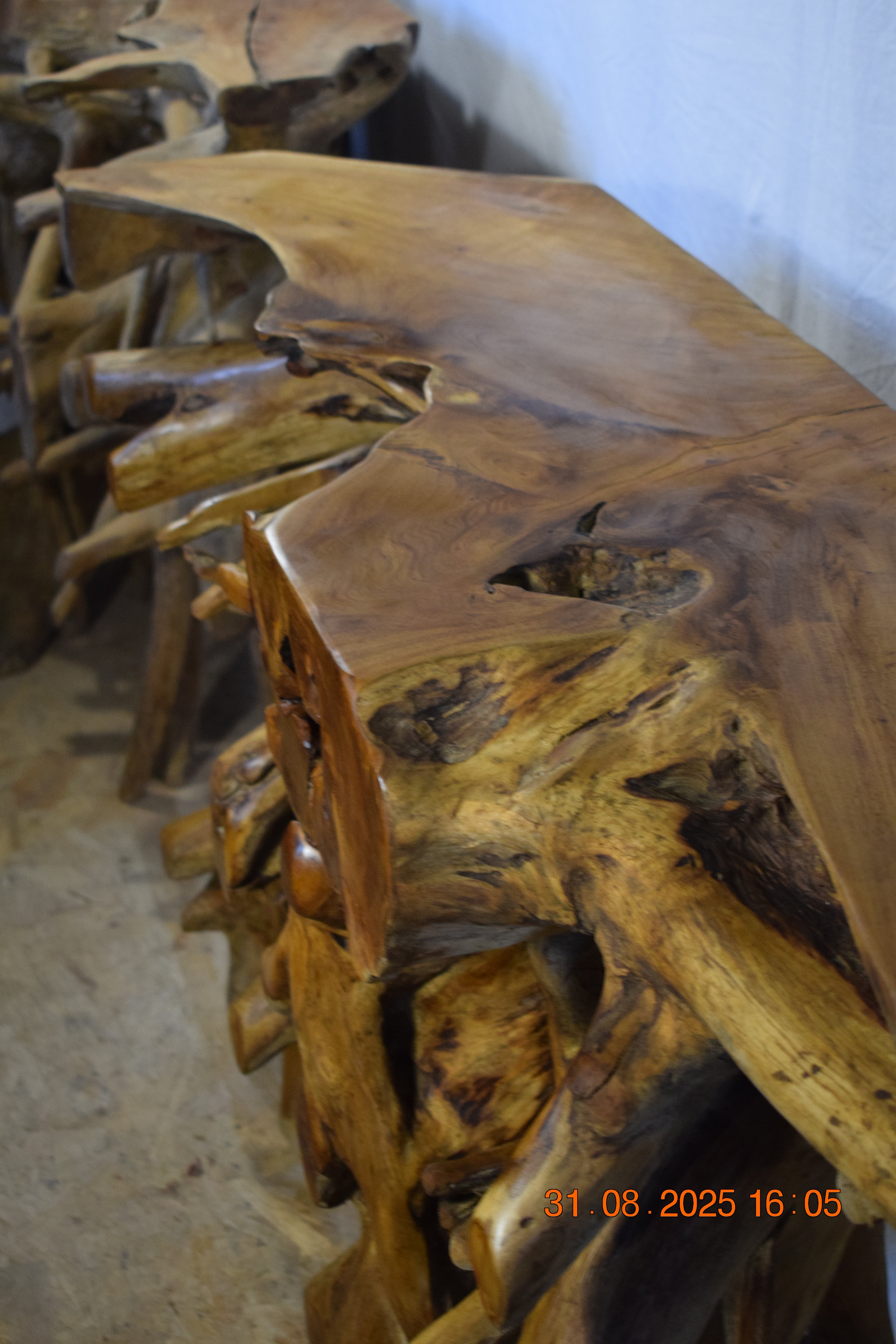 Unique Live Edge root Table