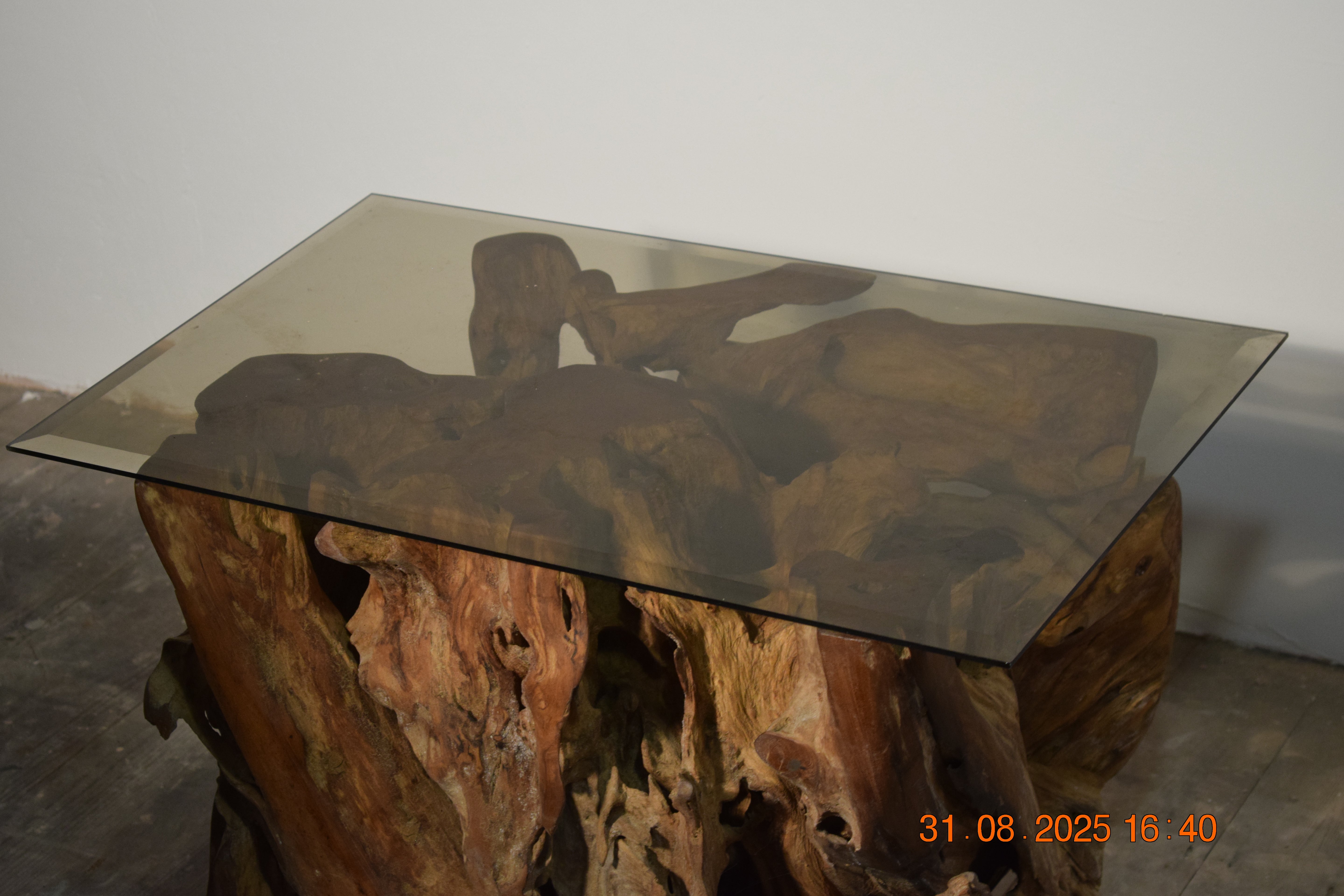 Glass Topped Live Edge Tables