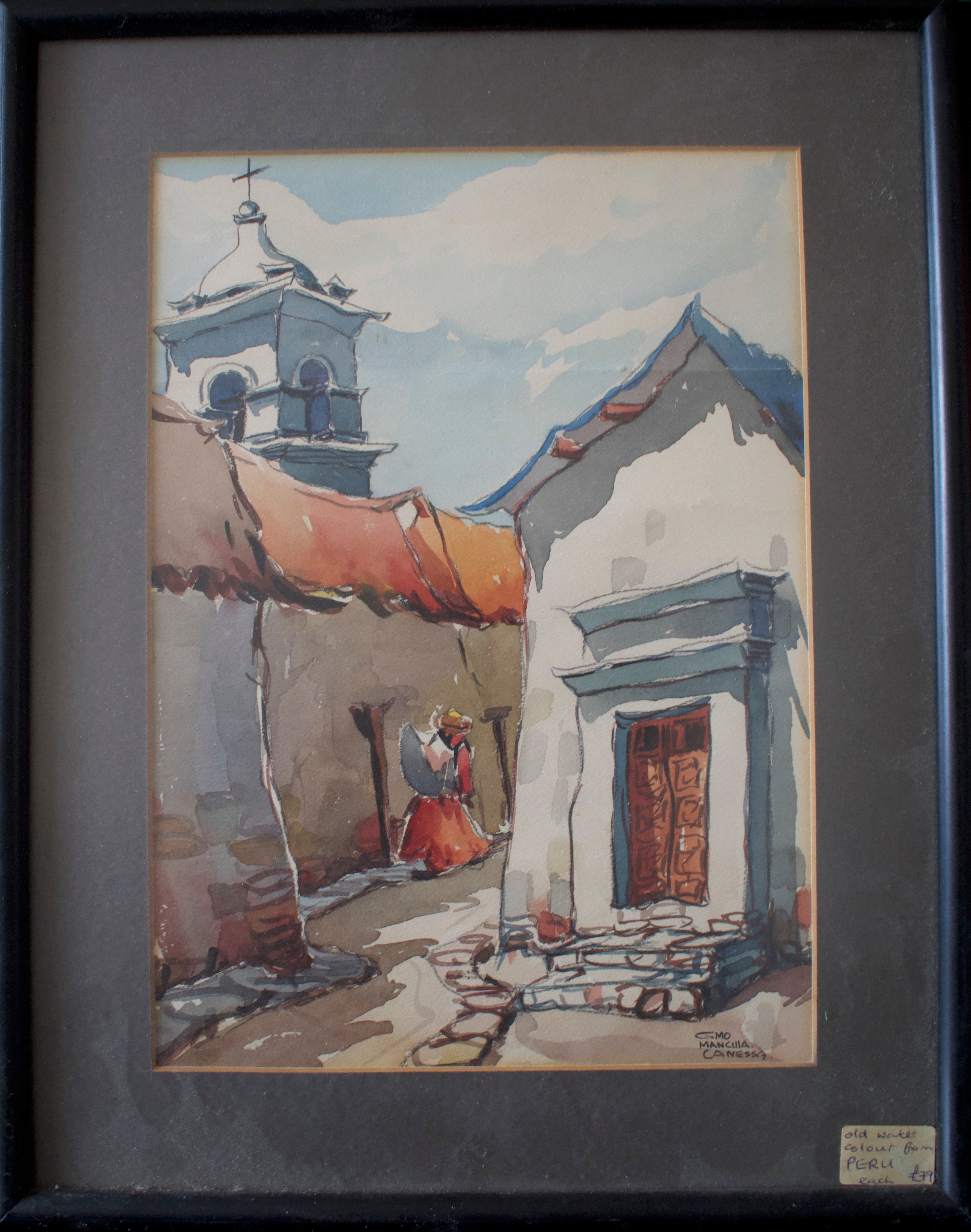 Peruvian Watercolour Paintings