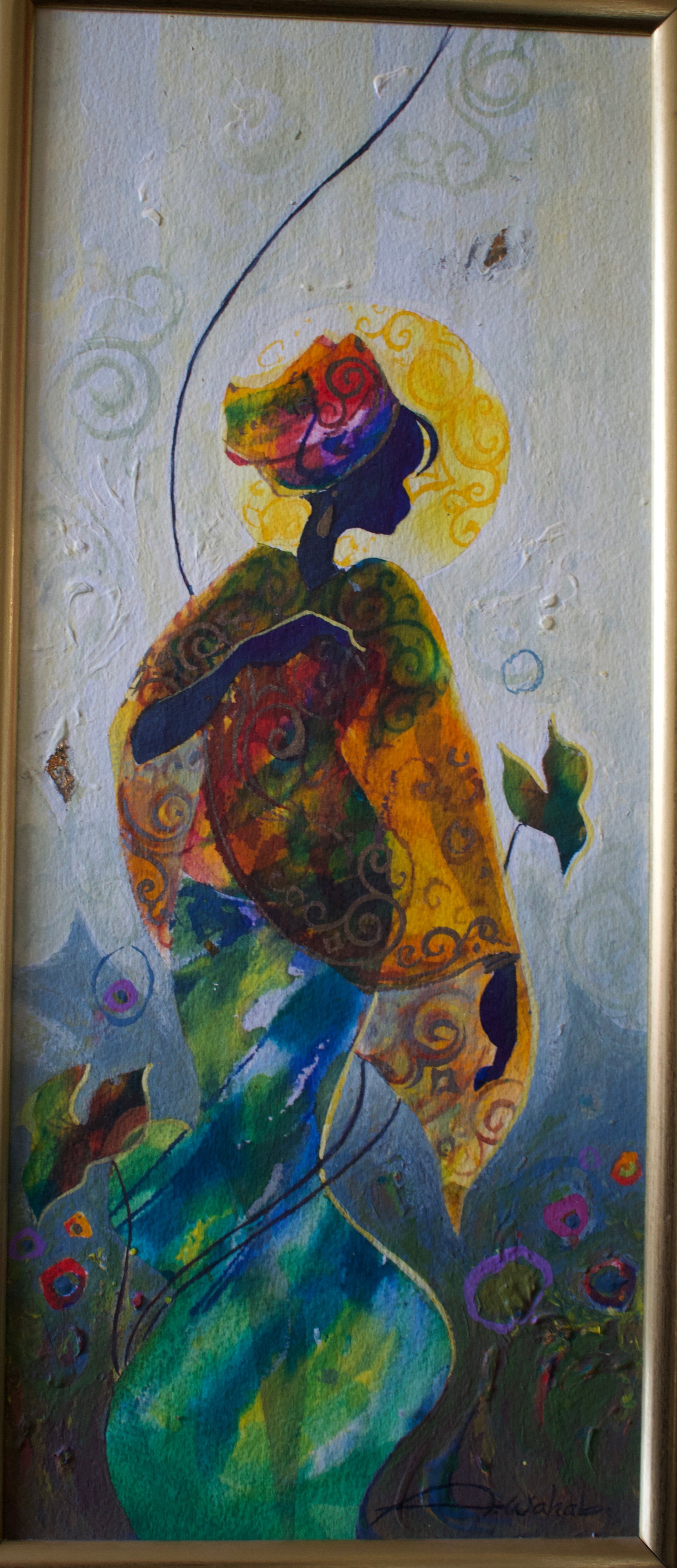 Mixed Media Sudanese Painting