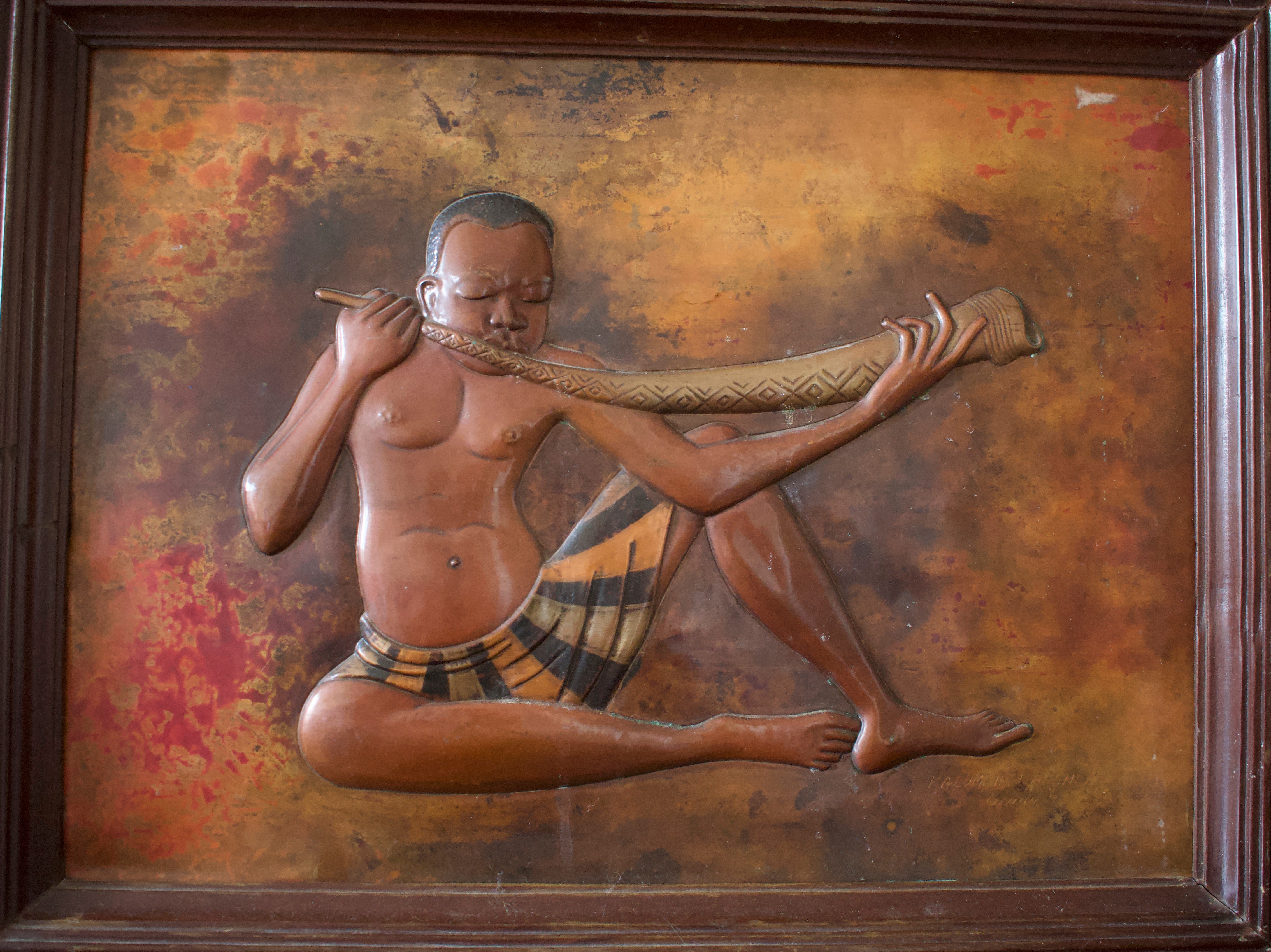 Nigerian Moulded Copper Piece